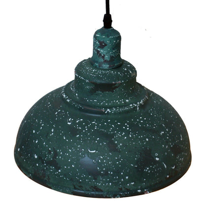 Verdigris Dome Pendant Light 29 cm – Green Patina Metal, E27 - photo 2