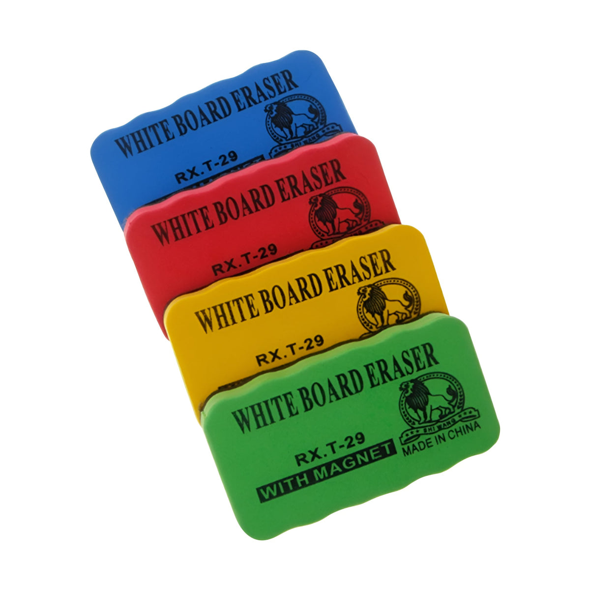 Magnetic Whiteboard Eraser – Felt Pad, Single, Colour Picked at Random - photo 5