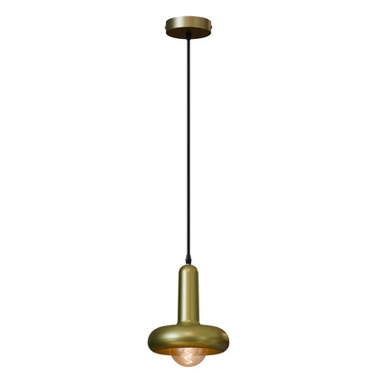 Morandi Pendant Light Adjustable for Kitchen Island - Yellow Brass, No Shade (PHMF1PBRYB) (CRSF100YBPHMF1PBRYBLDSG125E274), SG125 LED Bulb 4W