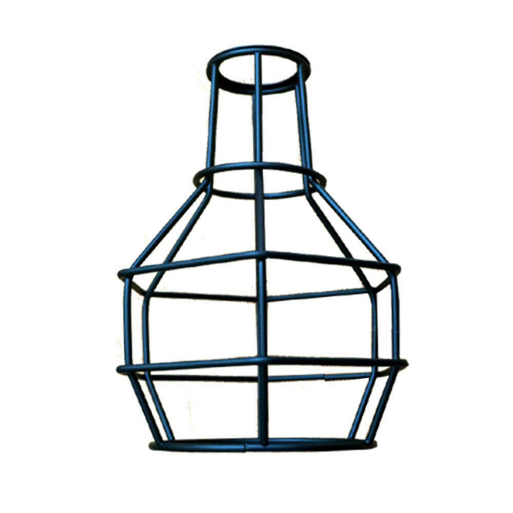 Nest Cage Lamp Shade – Easy Fit with Reducer Ring - Standard, Black, Single