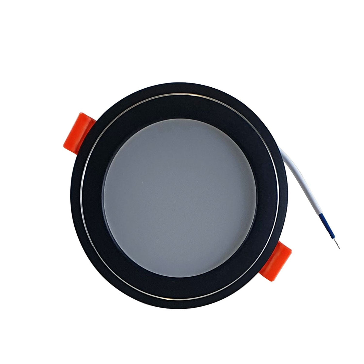 5W LED Recessed Downlight – Round, Black Trim, Cool White - Standard, Single, Without Bulb