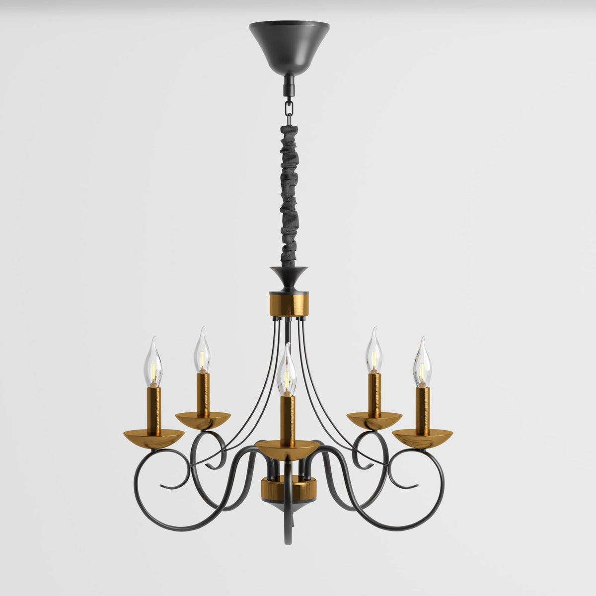 Copper Pendant Light – Novelty LED Filament Bulb or Metal Shade, E27 - photo 19