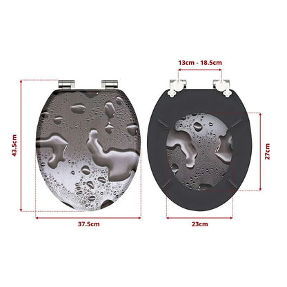 Printed MDF Toilet Seat – Quick Release, Top Fixing, 4 Designs - photo 15