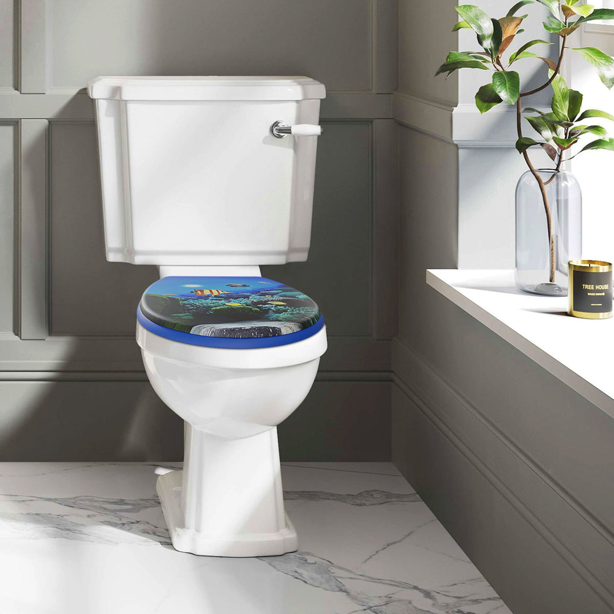 Printed MDF Toilet Seat – Quick Release, Top Fixing, 4 Designs - photo 16