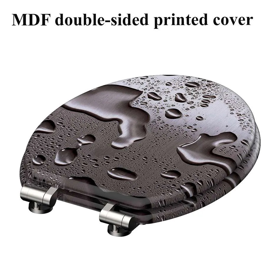 Printed MDF Toilet Seat – Quick Release, Top Fixing, 4 Designs - photo 17