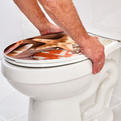 Printed MDF Toilet Seat – Quick Release, Top Fixing, 4 Designs - photo 3