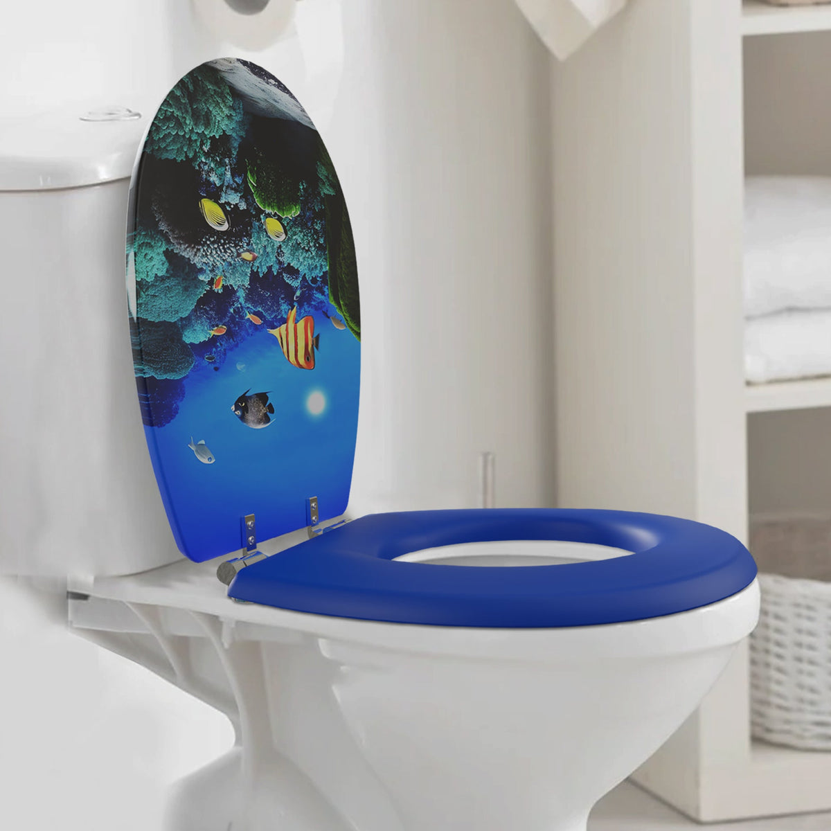 Printed MDF Toilet Seat – Quick Release, Top Fixing, 4 Designs - photo 24