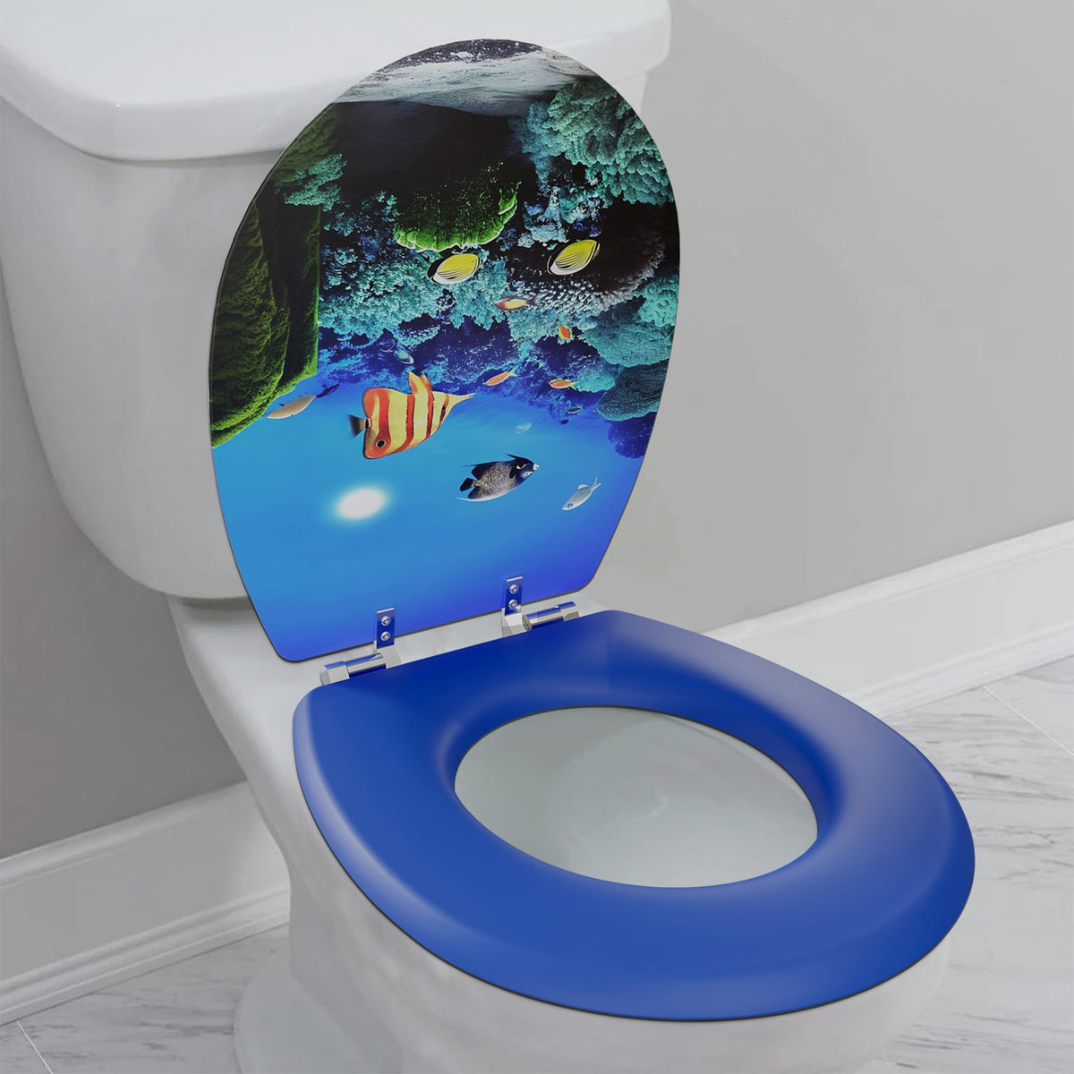 Printed MDF Toilet Seat – Quick Release, Top Fixing, 4 Designs - photo 8