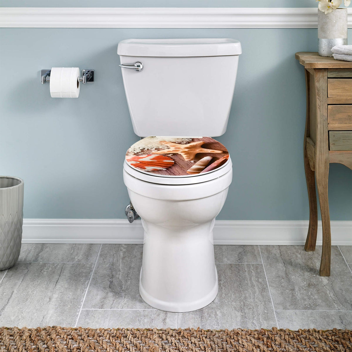 Printed MDF Toilet Seat – Quick Release, Top Fixing, 4 Designs - photo 9