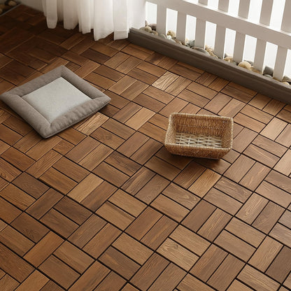 Acacia Wood Interlocking Deck Tiles – 30 x 30 cm, Packs of 4 or 12 - photo 8