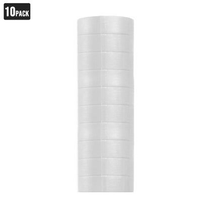 PVC Electrical Insulation Tape, 10 Rolls – 17 mm x 9 m, Red, White or Blue - White