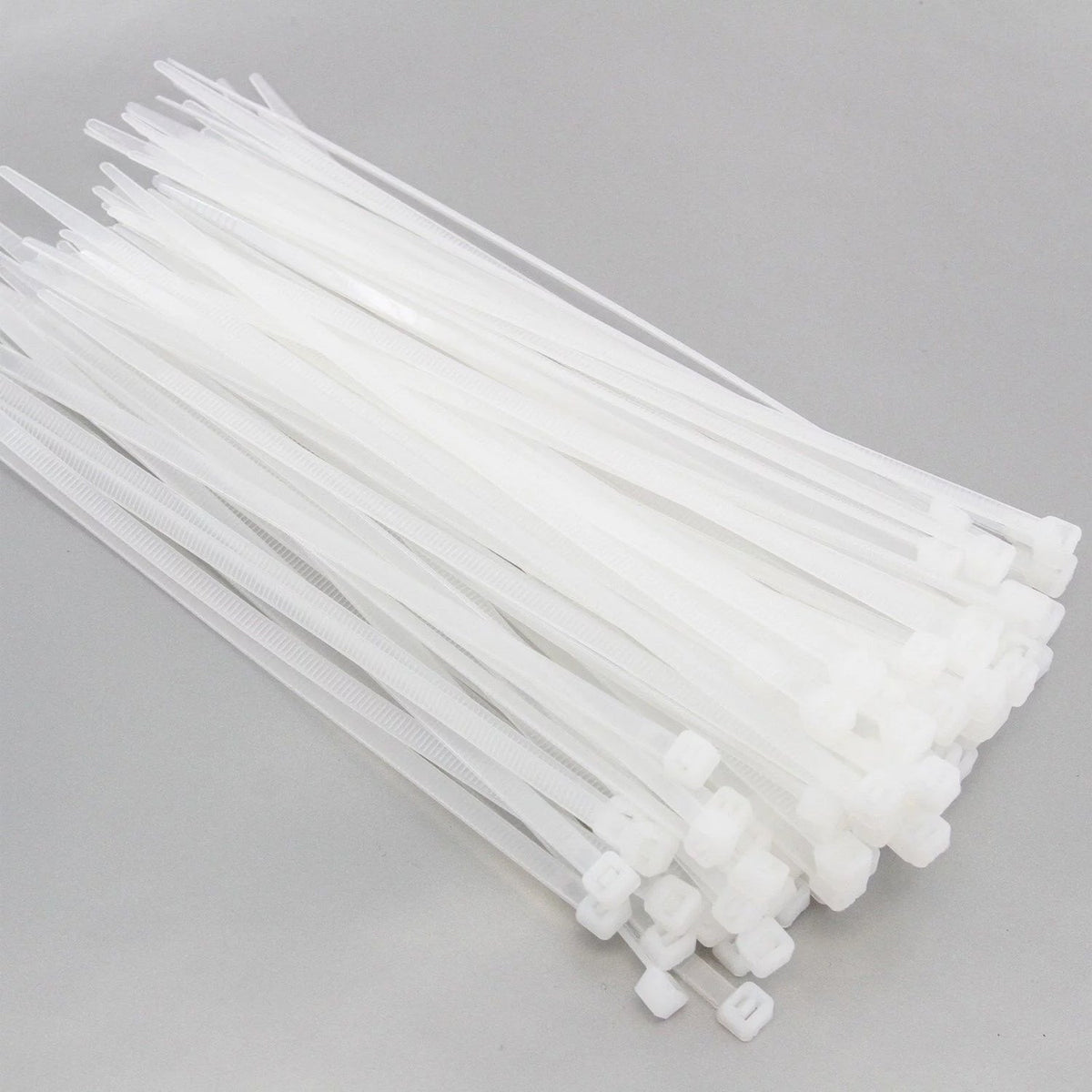 White Nylon Cable Ties, Pack of 100 – 8 Sizes, 150 to 1200 mm - photo 3