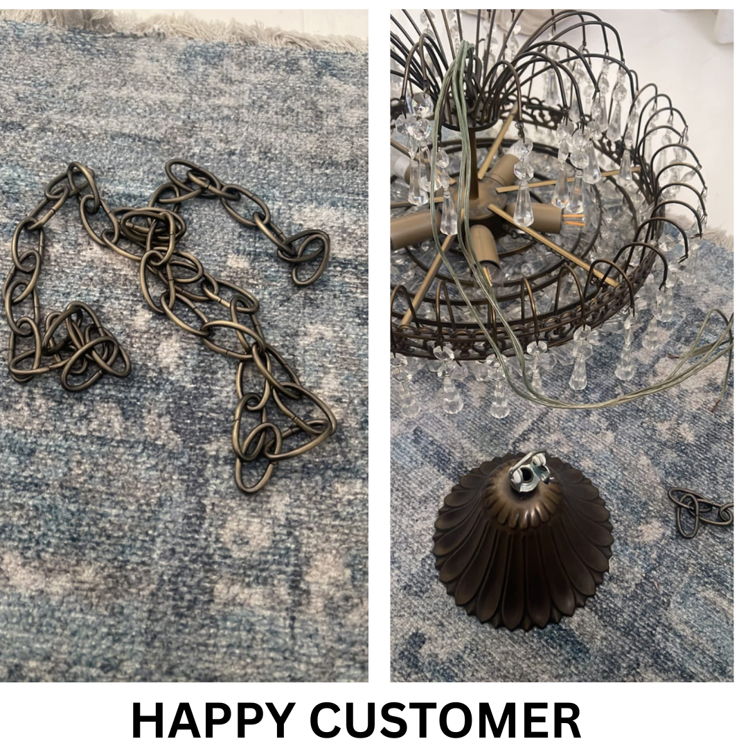 Pendant Light Chain 1 m – 8 Finishes, Single or Packs - photo 10
