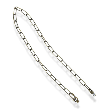 Pendant Light Chain 90 cm with M10 Ends – 7 Finishes - Single, 900 mm, Green Brass