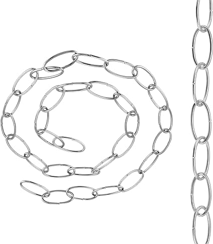 Pendant Light Chain 1 m – 8 Finishes, Single or Packs - Chrome, Single, Standard