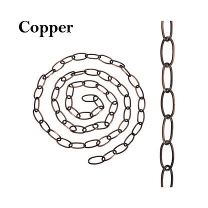 Pendant Light Chain 1 m – 8 Finishes, Single or Packs - Copper, Single, Standard