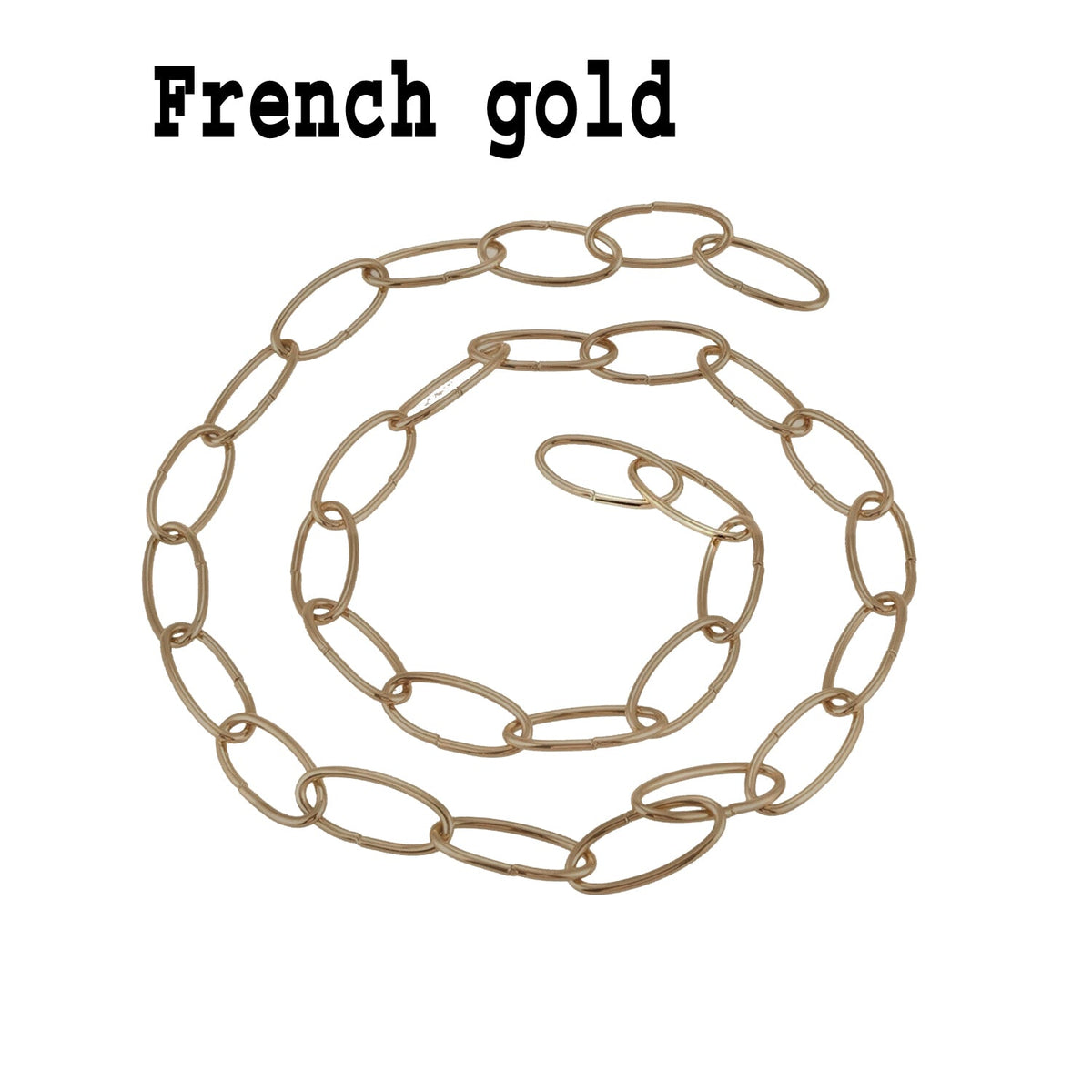 Pendant Light Chain 1 m – 8 Finishes, Single or Packs - French Gold, Pack of 2, Standard
