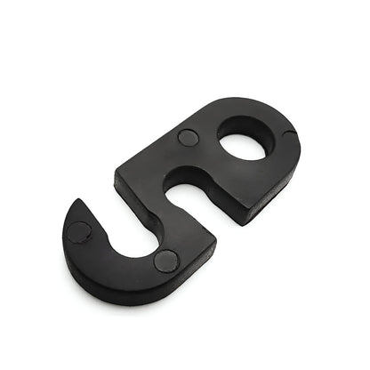 Plastic S-Hook for Pendant Light Cables – Black, Packs of 10 or 20 - photo 5