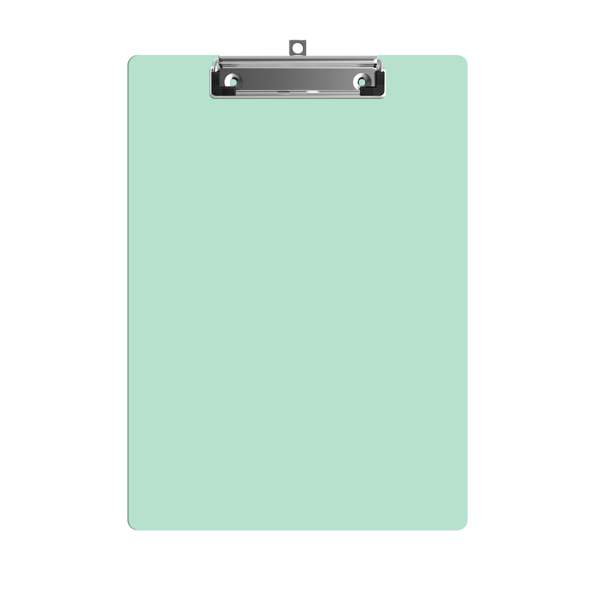 A4 Plastic Clipboard – Low-Profile Clip, Green, Grey or Mustard Yellow - Green