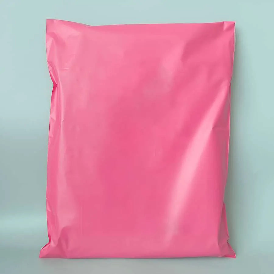 White and Pink Colour Plastic mailing bags Postage Bag strong bag-Application image