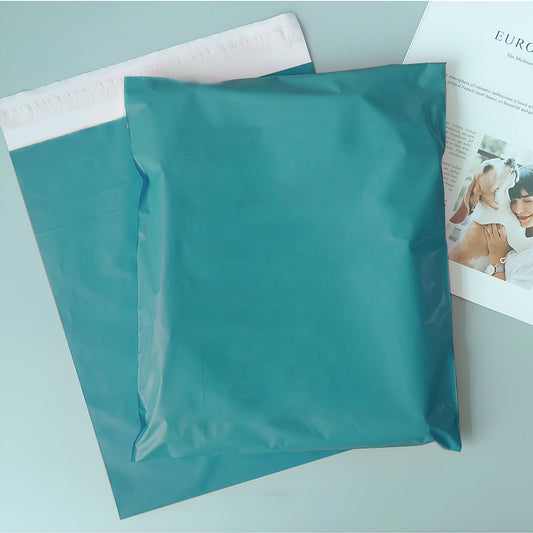 Mailing Bags 28 x 42 cm – Packs of 50 to 500, Cyan Blue, Light Green or Pink - photo 2