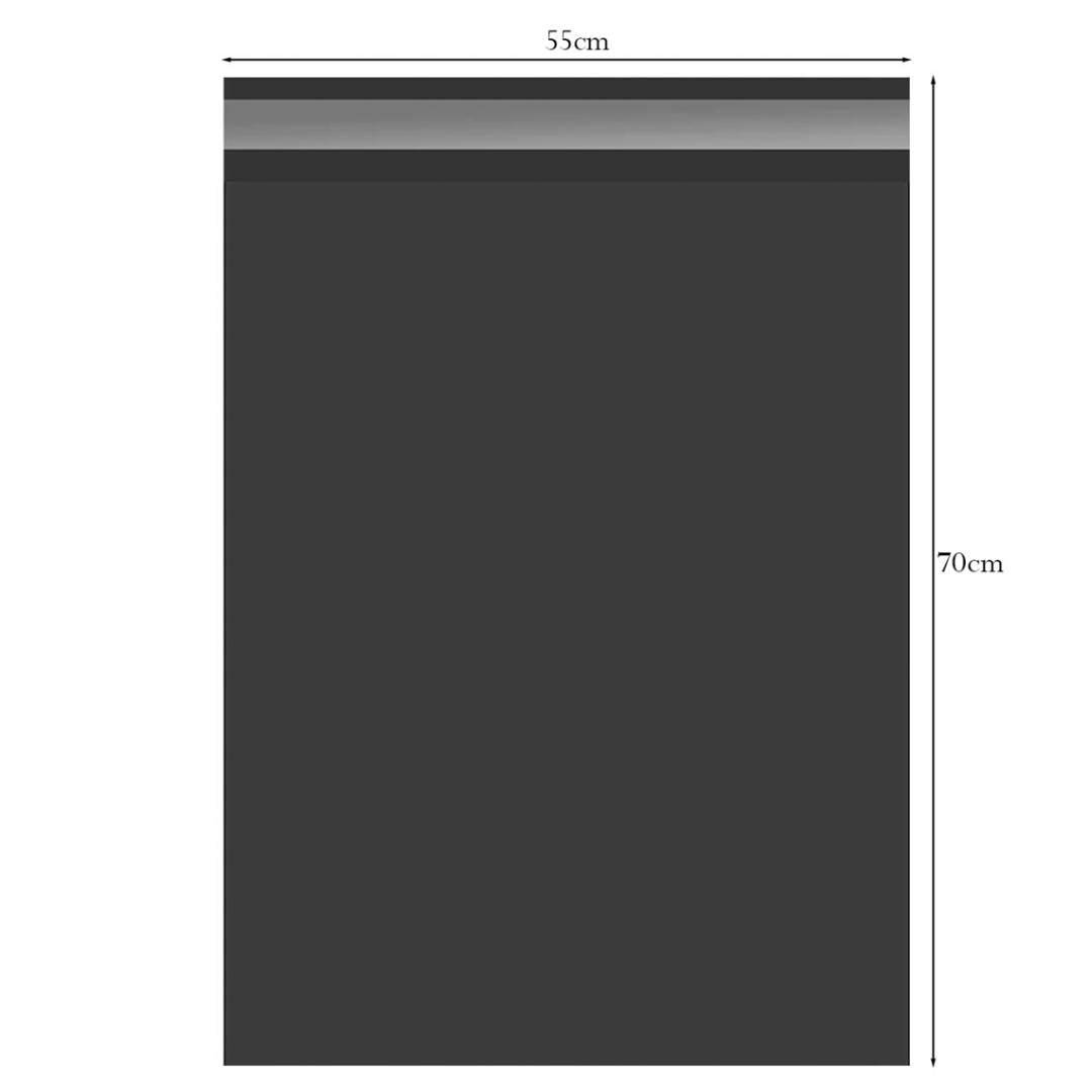 Black Mailing Bags 55 x 70 cm – Packs of 100 to 1000, Self-Seal