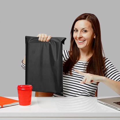 Black Mailing Bags 55 x 70 cm – Packs of 100 to 1000, Self-Seal - photo 2
