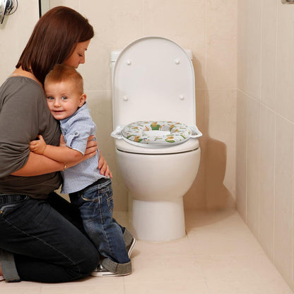 Padded Toddler Toilet Seat with Side Handles – Splash Guard, Assorted Designs - photo 13