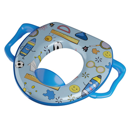 Padded Toddler Toilet Seat with Side Handles – Splash Guard, Assorted Designs - photo 16