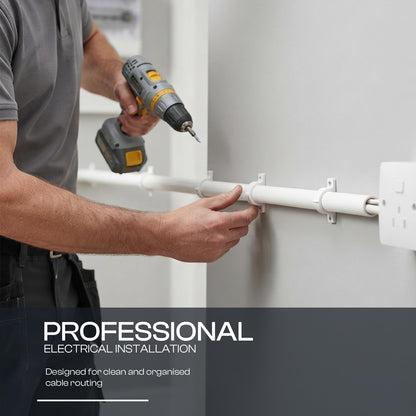 20 mm White uPVC Pipe, 2 m Length – Push-Fit, 1 or 2 Pipes - photo 2