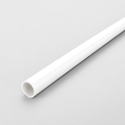 20 mm White uPVC Pipe, 2 m Length – Push-Fit, 1 or 2 Pipes - 1 Pipe, White
