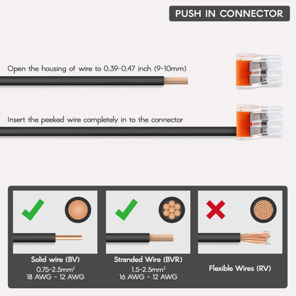 Push-In Wire Connectors – 2, 4 & 6 Way, 2.5 mm² - photo 6