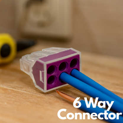 Push-In Wire Connectors – 2, 4 & 6 Way, 2.5 mm² - photo 3