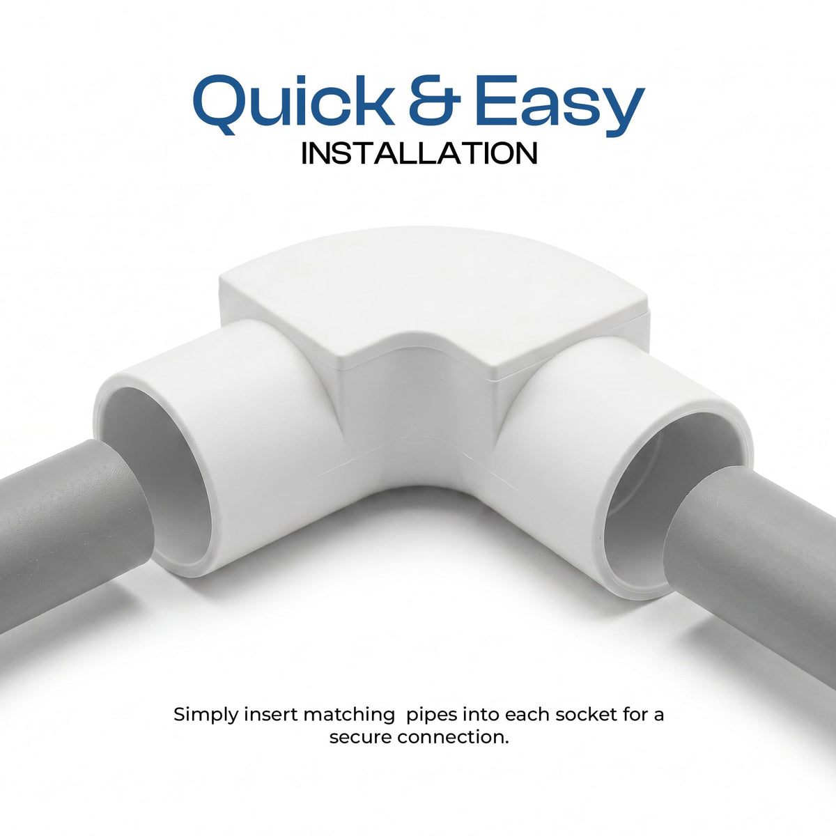 PVC 90 Degree Inspection Conduit Elbow – 20 mm & 25 mm - photo 3