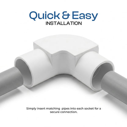 PVC 90 Degree Inspection Conduit Elbow – 20 mm & 25 mm - photo 3