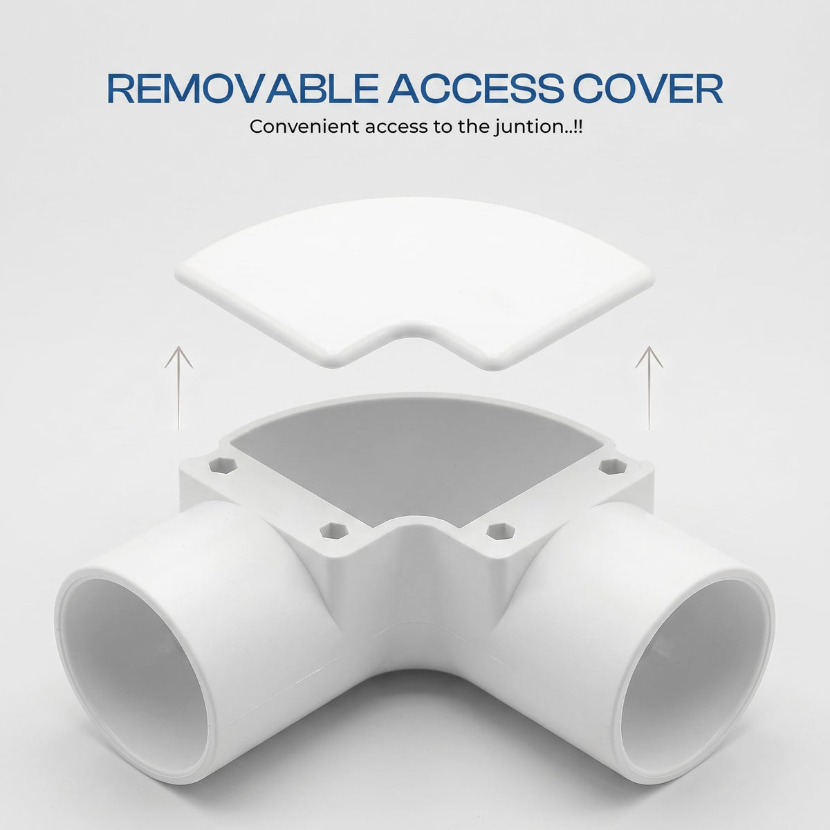 PVC 90 Degree Inspection Conduit Elbow – 20 mm & 25 mm - photo 5
