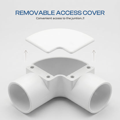 PVC 90 Degree Inspection Conduit Elbow – 20 mm & 25 mm - photo 5