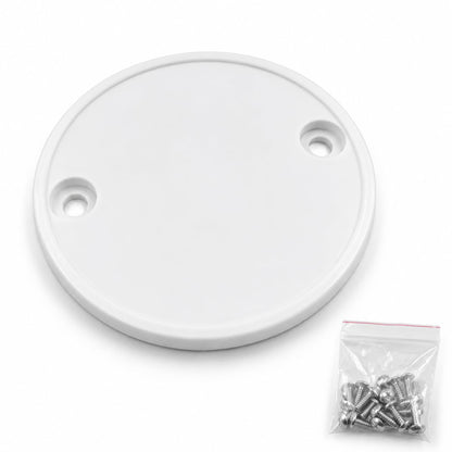 PVC Conduit Box Lid with Screws - Pack of 10