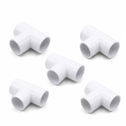 PVC Conduit Tee Coupling – 20 mm & 25 mm - 25 mm, Pack of 5