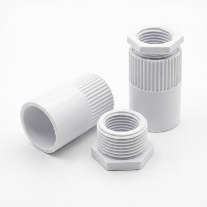 PVC Female Conduit Adaptor – 20 mm & 25 mm - 25 mm, Pack of 5