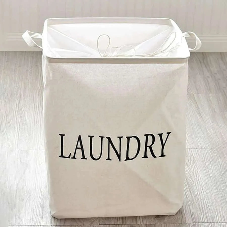 Tall Freestanding Laundry Hamper – 55 x 40 x 28 cm, Grey or White - photo 5