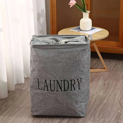 Tall Freestanding Laundry Hamper – 55 x 40 x 28 cm, Grey or White - photo 6