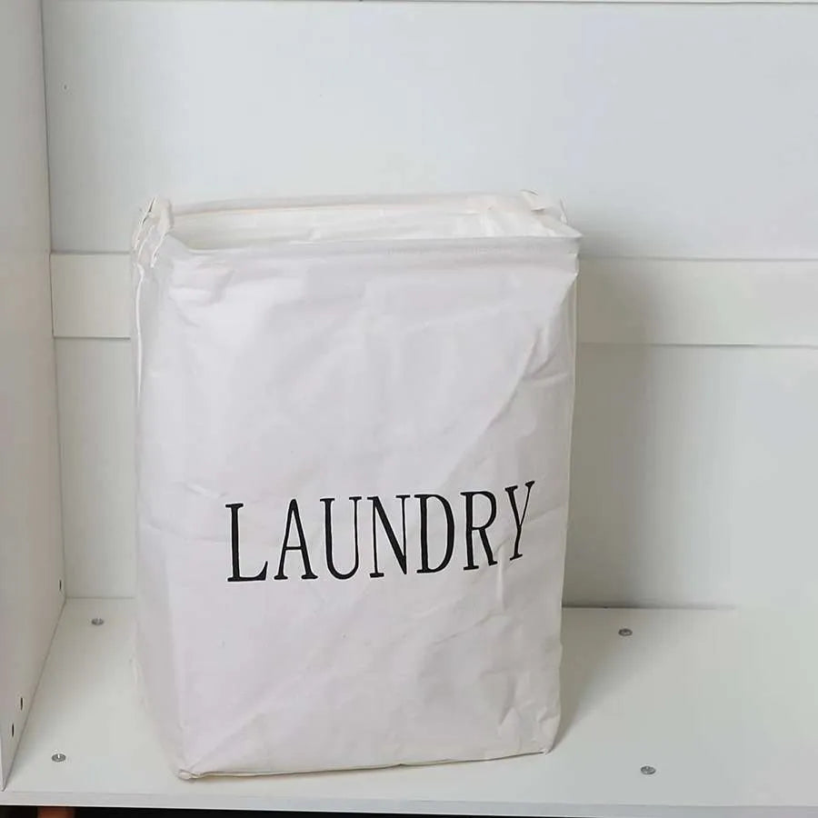 Tall Freestanding Laundry Hamper – 55 x 40 x 28 cm, Grey or White - photo 8