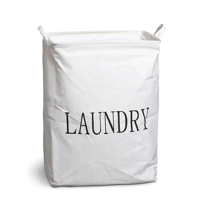 Tall Freestanding Laundry Hamper – 55 x 40 x 28 cm, Grey or White - photo 11