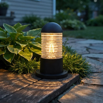 Outdoor Pillar Light E27 IP54 – Garden Bollard, Black - photo 6