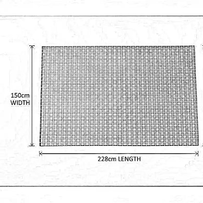 Grid Check Tablecloth – White & Black or Pink & White, 3 Sizes - photo 2