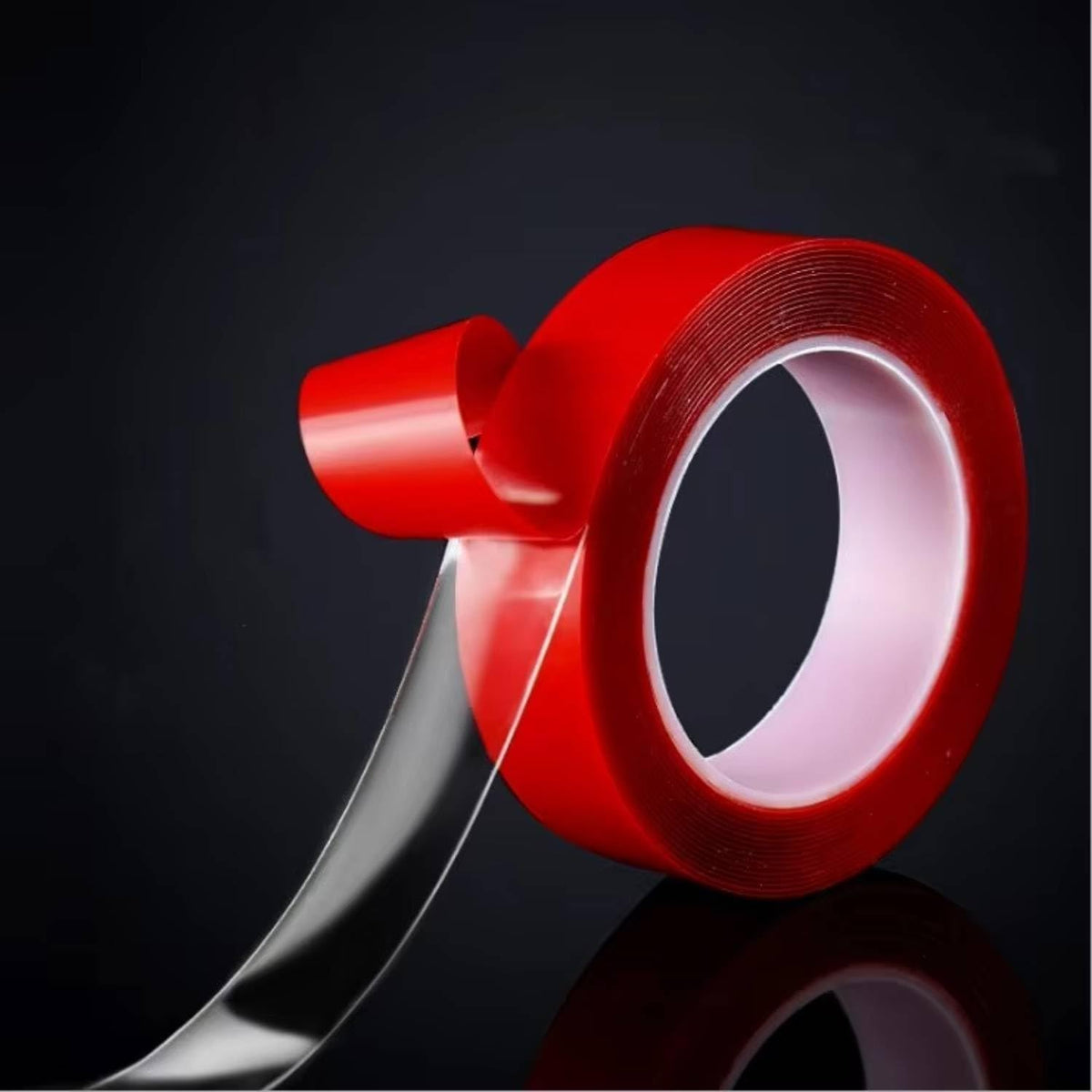 Nano Double-Sided Tape with Red Film – 18 mm x 2 m, 1 mm, 1 to 10 Rolls - photo 5