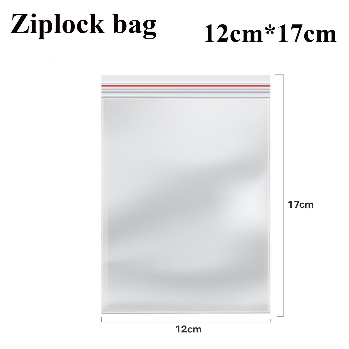 Mini Grip Seal Bags – Clear, 6 x 8 to 12 x 17 cm, Packs of 500 or 1000 - 12 x 17 cm, Pack of 500