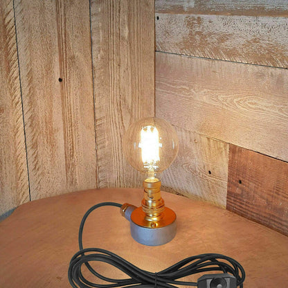 Retro Pipe Desk Lamp with In-Line Dimmer Switch B22 - photo 4