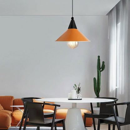 Cone Holder Pendant Light – Black, Copper or Rose Gold, 20+ Shades - photo 5